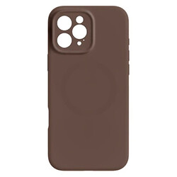 Чехол (накладка) Apple iPhone 16 Pro Max, Air Beats Wide Strip Full Camera, MagSafe, Коричневый
