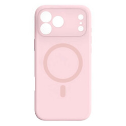 Чехол (накладка) Apple iPhone 17 Pro, Air Beats Wide Strip Full Camera, MagSafe, Розовый