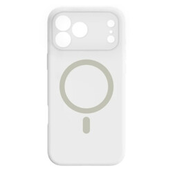 Чехол (накладка) Apple iPhone 17 Pro, Air Beats Wide Strip Full Camera, MagSafe, Белый