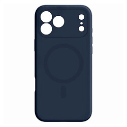 Чехол (накладка) Apple iPhone 17 Pro Max, Air Beats Wide Strip Full Camera, MagSafe, Dark Blue, Синий