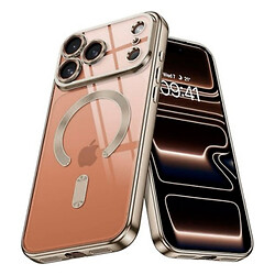 Чехол (накладка) Apple iPhone 17 Pro, Metallic Full Camera Matte, MagSafe, Titan, Серый