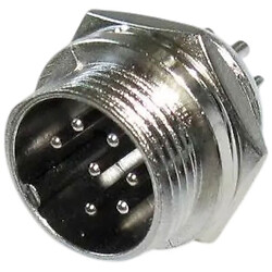Роз'єм мікрофонний GX16F-7P (MIC337)