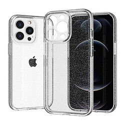 Чехол (накладка) Apple iPhone 12 Pro, Color Glitter, Прозрачный