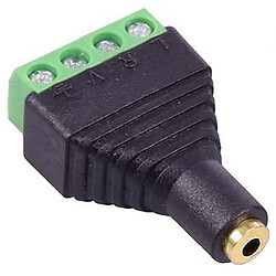 Гнездо 2.5mm 4-pin с клеммником