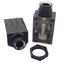 Гнездо 6.3mm EJ6504A стерео с независимым отключением 7-pin