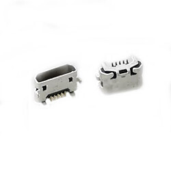 Гнездо Micro USB B 5pin SMT reversive без юпки