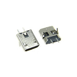 Гнездо Micro USB MK5B 2pin без юбки micro-53