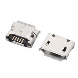 Гнездо Micro USB MK5B 5pin 5.9мм с юбкой micro-09