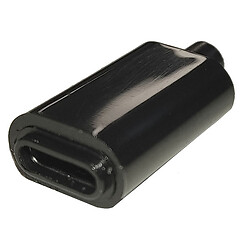 Гніздо USB Type-C 2pin на чорний кабель CN-03-02