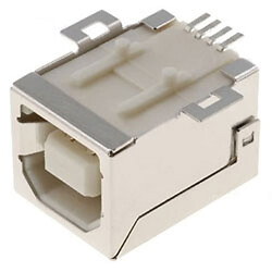 Гнездо USB тип B на плату SMD