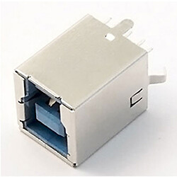 Гнездо USB-30-02-FD-180 тип B на плату прямой DIP