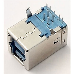 Гніздо USB-30-02-FD-90 тип B на плату кутової DIP