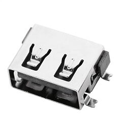 Гнездо USB-AF short body 10mm H=6.3mm USB-67