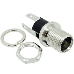 Гнездо питания DC-025BM 5.5/2.5мм металл крепление п/гайку