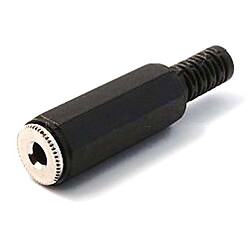 Гнездо на кабель 3.5mm стерео, корпус пластик