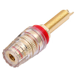 Клема приладова HM-052r L=65mm прозора червона