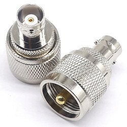 Переходник PL259 UHF male - BNC female