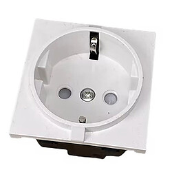 Розетка сетевая E-08-50 h=0.6-2mm 16A 250V White