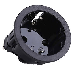 Розетка сетевая RG-02-3-50 h=1.5mm 16A 250V Black