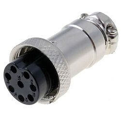 Разъем G16 MIC 328 F крепление на кабель, 8 контактов