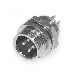Роз'єм GX12 M12 4pin M на корпус