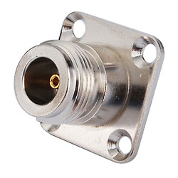 Разъем N-KFD female на корпус фланец 25*25мм