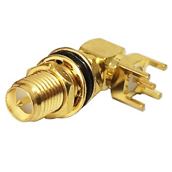 Роз'єм RP-SMA-KWE Female на плату 90 град. L=23mm