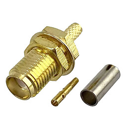 Роз'єм SMA-KY-1.5-11T female на кабель RG174 ver2