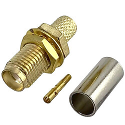 Разъем SMA-KY-4-11T female на кабель LMR240