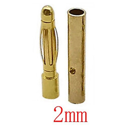 Разъем аккумуляторный 2mm вилка + розетка