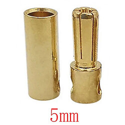 Роз'єм акумуляторний 5mm вилка + розетка