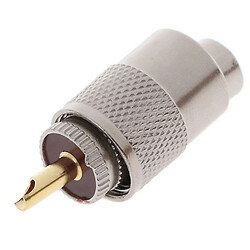 Разъем PL259 U-113F UHF male на кабель RG213/RG6