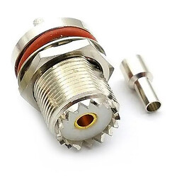 Разъем PL259 UHF female на корпус под кабель RG174