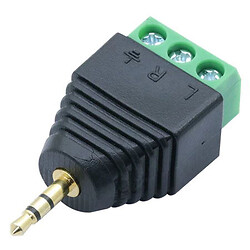 Штекер 2.5mm 3-pin з клемником