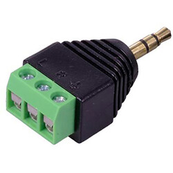 Штекер 3.5mm 3-pin с клеммником