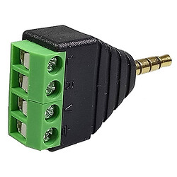 Штекер 3.5mm 4-pin с клеммником