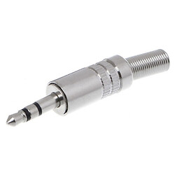 Штекер на кабель 3.5mm 3-pin стерео, металл