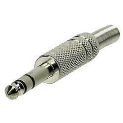 Штекер на кабель 6.3mm 3-pin стерео металл
