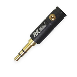 Штекер на кабель Ranko 3-pin 3.5mm Чорний