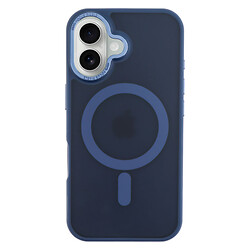 Чохол (накладка) Apple iPhone 17, Space Color Matte, Dark Blue, MagSafe, Синій
