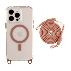 Чехол (накладка) Apple iPhone 17 Pro Max, Lanyard, MagSafe, Desert Gold, Золотой