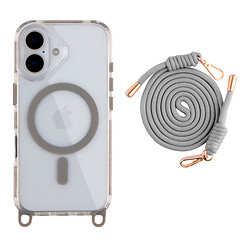Чехол (накладка) Apple iPhone 17, Lanyard, MagSafe, Titanium Grey, Серый
