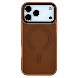 Чехол (накладка) Apple iPhone 17 Pro, Color Matte, MagSafe, Коричневый