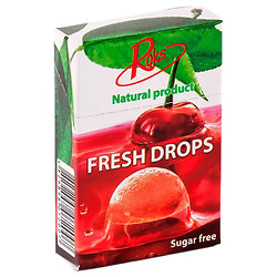 Карамель леденцовая Roks Fresh drops, Без сахара, 30 г
