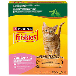 Корм для кошенят Friskies Junior "Курка з молоком та овочами", 300 г