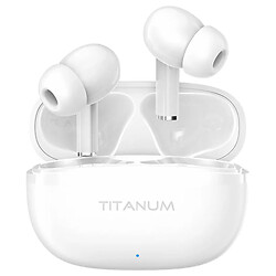 Bluetooth-гарнитура TITANUM TW373, Стерео, Білий