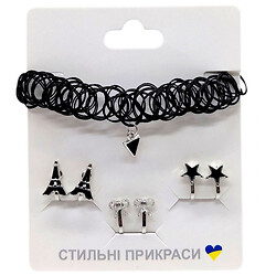 Набор аксессуаров для девочек, серьги, пакет, Mic