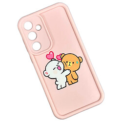 Чохол (накладка) Xiaomi Poco C85 / Redmi 15C, Shock Sides Resistant, Milk & Mocha Bear, Малюнок