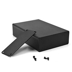 Корпус алюминиевый 100*64*24MM aluminum case BLACK