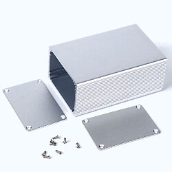 Корпус алюминиевый 100*66*43MM aluminum case SILVER